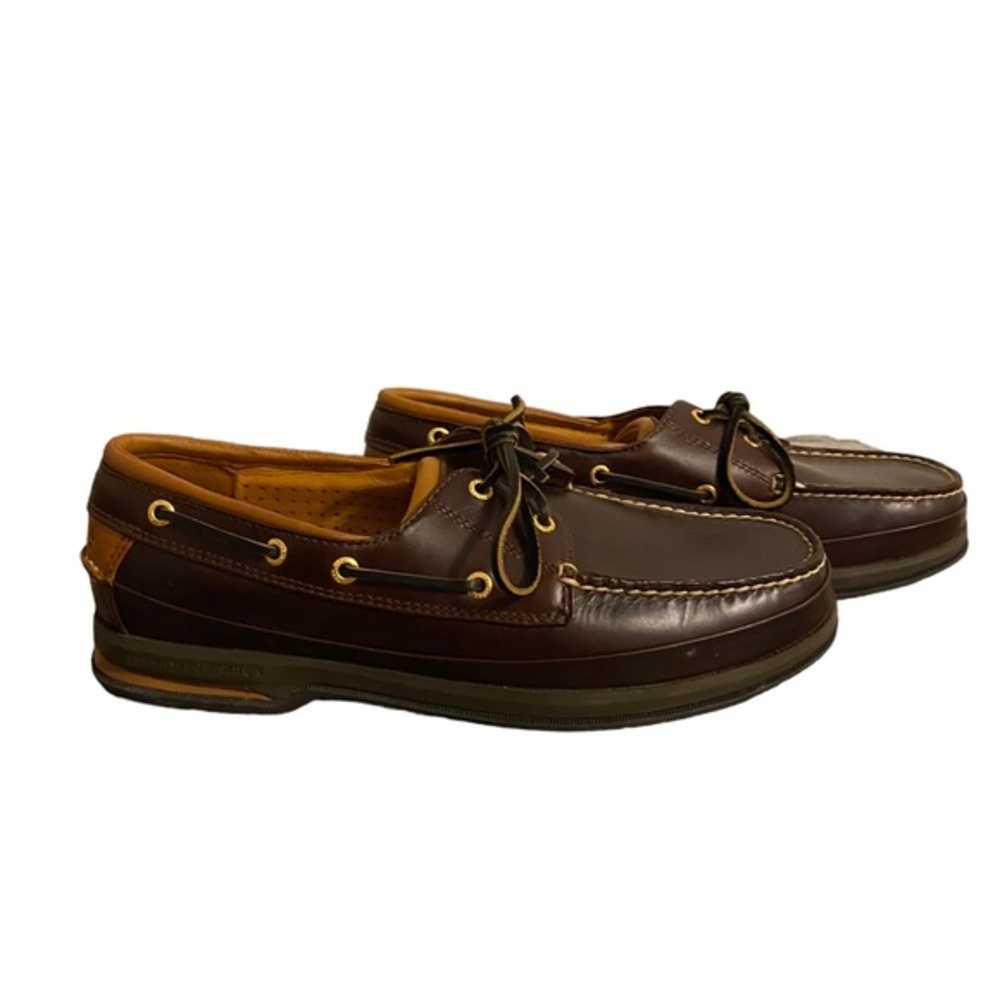 Mens Sperry Vibram Gold Cup ASV 2 Eye Brown Boat Shoe Size 11W